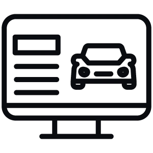 icon representing vehicle diagnostics