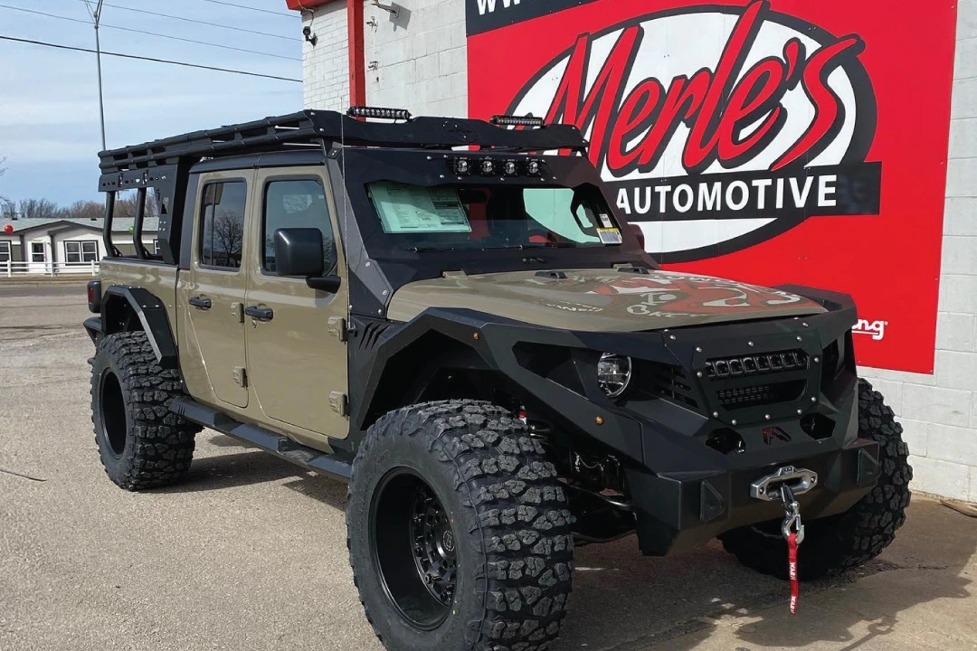 customized jeep by merle's automotive
