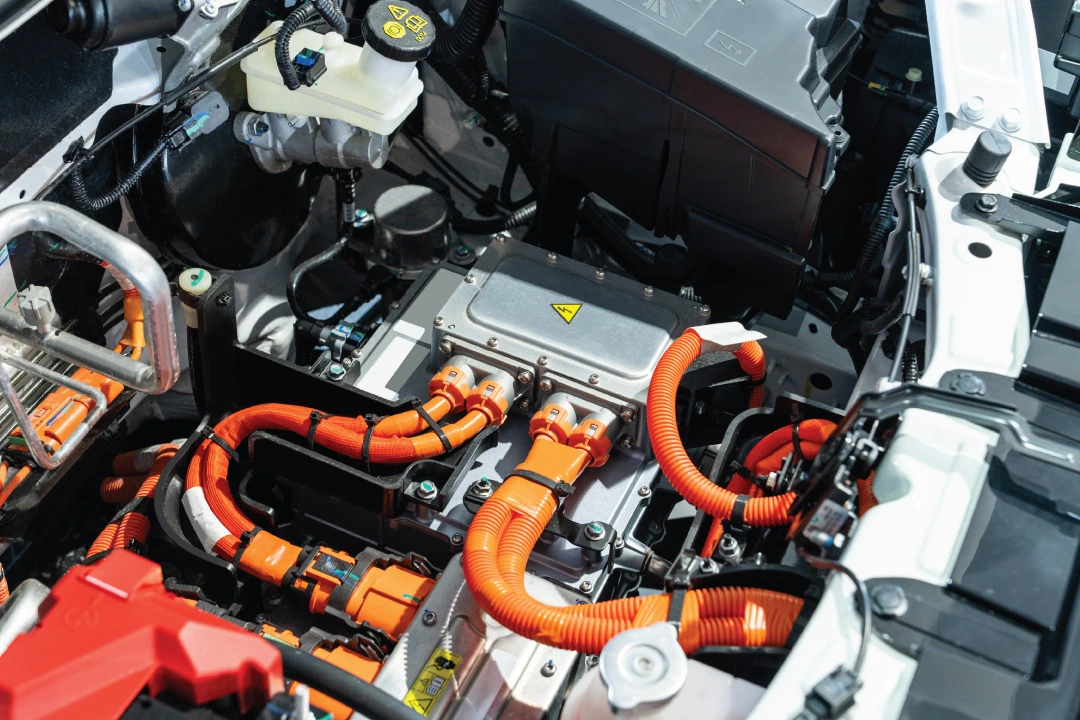 electric vehicle ev under the hood